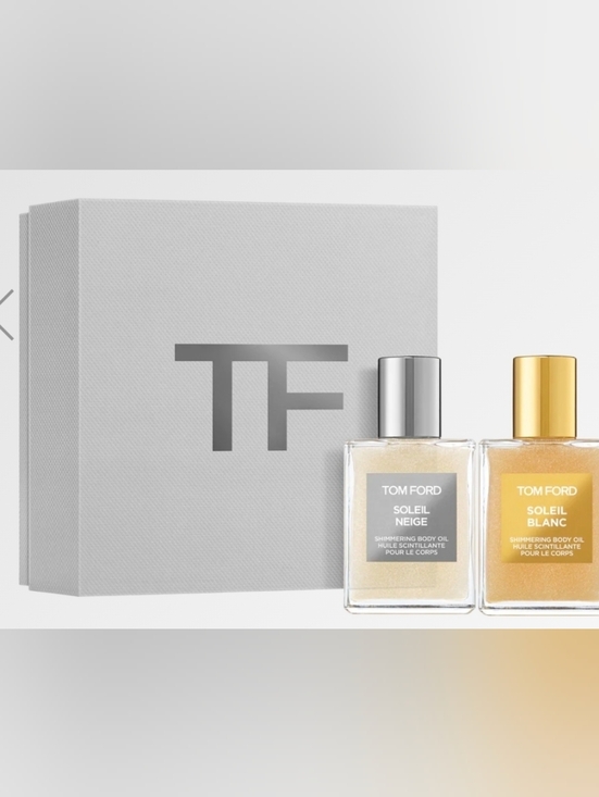 Tom Ford Other - Tom Ford Soleil Blanc Shimmer Oils Duo - Gold & Silver Caps
